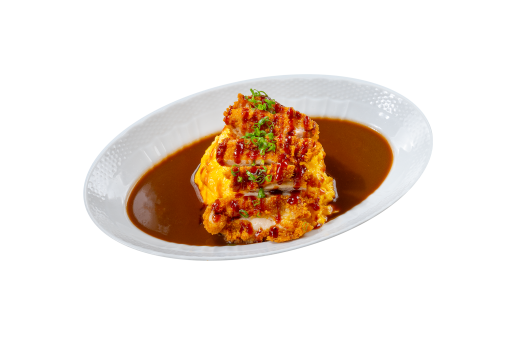 menu-Demi-Glace Chicken Cutlet Omelette Rice