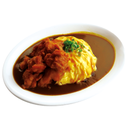 menu-Chicken Karaage Omelette Curry Rice