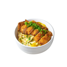 menu-Chicken Cutlet With Egg Rice Bowl