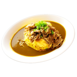 menu-Beef Omelette Curry Rice
