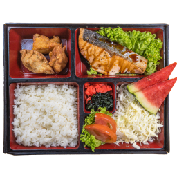 menu-Grill Salmon Bento Teriyaki